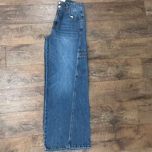 Habitual Wide Leg Dark Blue Denim Jeans